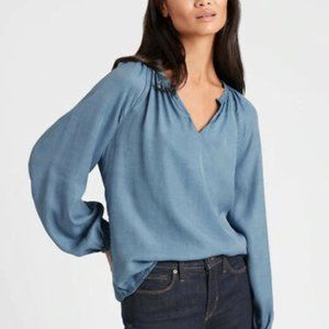 COPY - Banana Republic TENCEL Balloon-Sleeve Top, size XL
